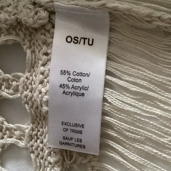 Ardene Women's Open Long Sleeveless Vest With Fringe Boho Hippie Festival - Picture 8 of 8